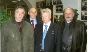 А.А. Проханов, Ж.Ф. Зинченко, В.П. Мяукин, С.П. Изотов. 2007 год.
